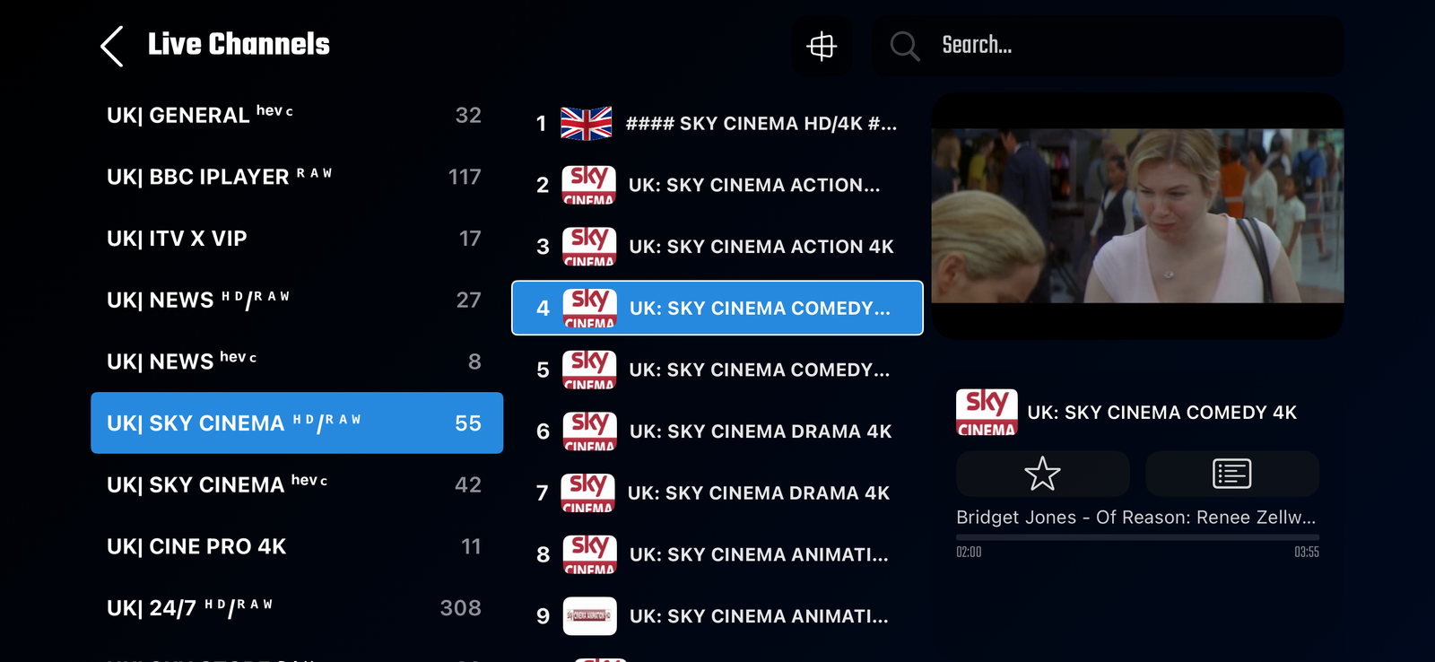 Strong 8K IPTV premium streaming service